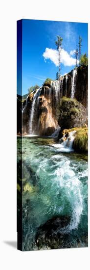 China 10MKm2 Collection - Waterfalls in the Jiuzhaigou National Park-Philippe Hugonnard-Stretched Canvas