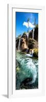 China 10MKm2 Collection - Waterfalls in the Jiuzhaigou National Park-Philippe Hugonnard-Framed Photographic Print