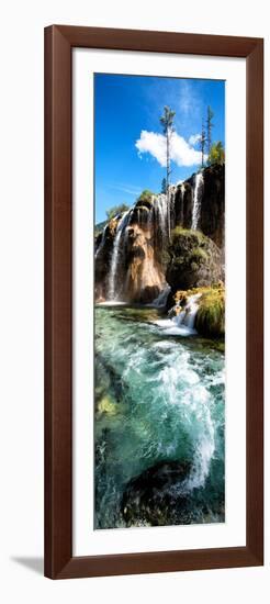 China 10MKm2 Collection - Waterfalls in the Jiuzhaigou National Park-Philippe Hugonnard-Framed Photographic Print