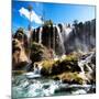 China 10MKm2 Collection - Waterfalls in the Jiuzhaigou National Park-Philippe Hugonnard-Mounted Photographic Print