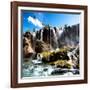 China 10MKm2 Collection - Waterfalls in the Jiuzhaigou National Park-Philippe Hugonnard-Framed Photographic Print