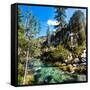 China 10MKm2 Collection - Waterfalls in the Jiuzhaigou National Park-Philippe Hugonnard-Framed Stretched Canvas