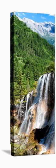 China 10MKm2 Collection - Waterfalls in the Jiuzhaigou National Park-Philippe Hugonnard-Stretched Canvas