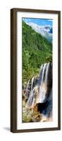 China 10MKm2 Collection - Waterfalls in the Jiuzhaigou National Park-Philippe Hugonnard-Framed Photographic Print