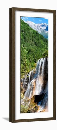 China 10MKm2 Collection - Waterfalls in the Jiuzhaigou National Park-Philippe Hugonnard-Framed Photographic Print