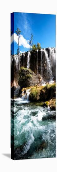 China 10MKm2 Collection - Waterfalls in the Jiuzhaigou National Park-Philippe Hugonnard-Stretched Canvas