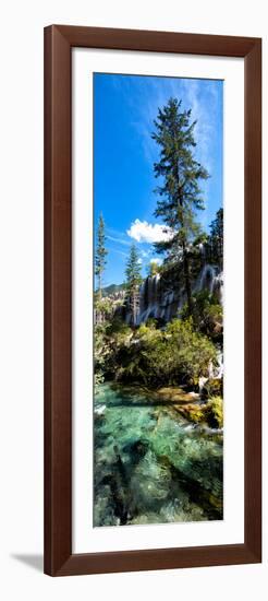 China 10MKm2 Collection - Waterfalls in the Jiuzhaigou National Park-Philippe Hugonnard-Framed Photographic Print