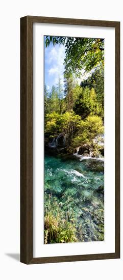 China 10MKm2 Collection - Waterfalls in the Jiuzhaigou National Park-Philippe Hugonnard-Framed Photographic Print