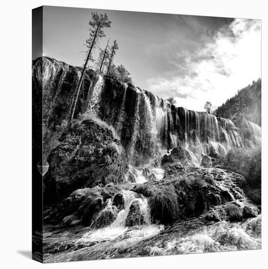 China 10MKm2 Collection - Waterfalls in the Jiuzhaigou National Park-Philippe Hugonnard-Stretched Canvas