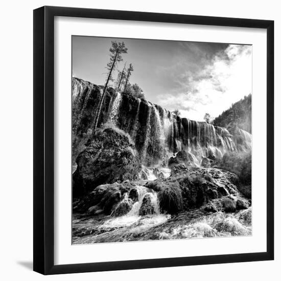 China 10MKm2 Collection - Waterfalls in the Jiuzhaigou National Park-Philippe Hugonnard-Framed Photographic Print