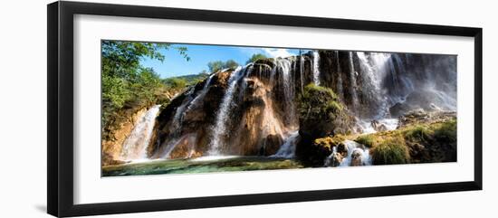 China 10MKm2 Collection - Waterfalls in the Jiuzhaigou National Park-Philippe Hugonnard-Framed Photographic Print