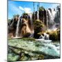 China 10MKm2 Collection - Waterfalls in the Jiuzhaigou National Park-Philippe Hugonnard-Mounted Photographic Print