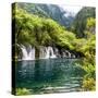 China 10MKm2 Collection - Waterfalls in the Jiuzhaigou National Park-Philippe Hugonnard-Stretched Canvas