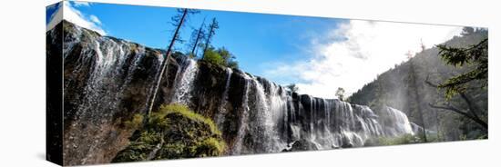 China 10MKm2 Collection - Waterfalls in the Jiuzhaigou National Park-Philippe Hugonnard-Stretched Canvas