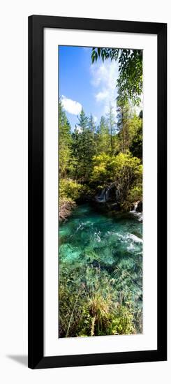 China 10MKm2 Collection - Waterfalls in the Jiuzhaigou National Park-Philippe Hugonnard-Framed Photographic Print