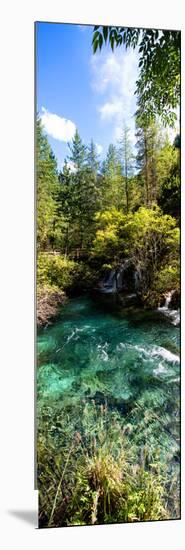 China 10MKm2 Collection - Waterfalls in the Jiuzhaigou National Park-Philippe Hugonnard-Mounted Photographic Print