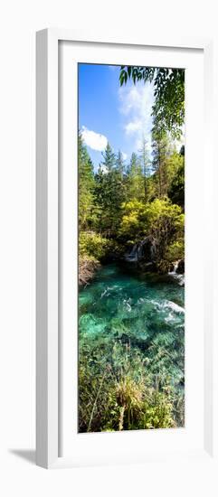 China 10MKm2 Collection - Waterfalls in the Jiuzhaigou National Park-Philippe Hugonnard-Framed Photographic Print