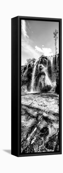 China 10MKm2 Collection - Waterfalls in the Jiuzhaigou National Park-Philippe Hugonnard-Framed Stretched Canvas