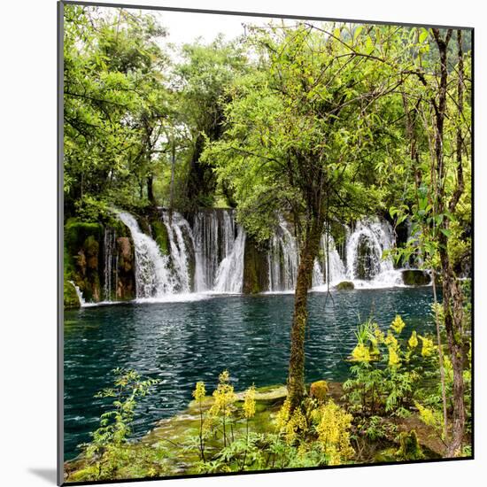 China 10MKm2 Collection - Waterfalls in the Jiuzhaigou National Park-Philippe Hugonnard-Mounted Photographic Print