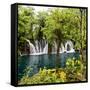 China 10MKm2 Collection - Waterfalls in the Jiuzhaigou National Park-Philippe Hugonnard-Framed Stretched Canvas