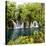 China 10MKm2 Collection - Waterfalls in the Jiuzhaigou National Park-Philippe Hugonnard-Stretched Canvas