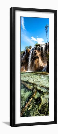 China 10MKm2 Collection - Waterfalls in the Jiuzhaigou National Park-Philippe Hugonnard-Framed Photographic Print