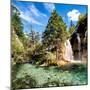 China 10MKm2 Collection - Waterfalls in the Jiuzhaigou National Park-Philippe Hugonnard-Mounted Photographic Print