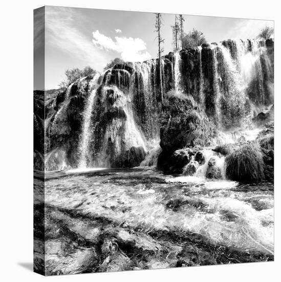 China 10MKm2 Collection - Waterfalls in the Jiuzhaigou National Park-Philippe Hugonnard-Stretched Canvas