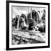 China 10MKm2 Collection - Waterfalls in the Jiuzhaigou National Park-Philippe Hugonnard-Framed Photographic Print