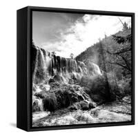 China 10MKm2 Collection - Waterfalls in the Jiuzhaigou National Park-Philippe Hugonnard-Framed Stretched Canvas