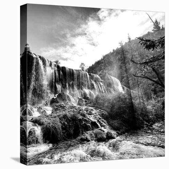 China 10MKm2 Collection - Waterfalls in the Jiuzhaigou National Park-Philippe Hugonnard-Stretched Canvas