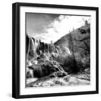 China 10MKm2 Collection - Waterfalls in the Jiuzhaigou National Park-Philippe Hugonnard-Framed Photographic Print