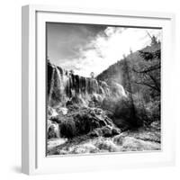 China 10MKm2 Collection - Waterfalls in the Jiuzhaigou National Park-Philippe Hugonnard-Framed Photographic Print