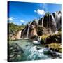 China 10MKm2 Collection - Waterfalls in the Jiuzhaigou National Park-Philippe Hugonnard-Stretched Canvas