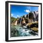 China 10MKm2 Collection - Waterfalls in the Jiuzhaigou National Park-Philippe Hugonnard-Framed Photographic Print