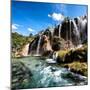 China 10MKm2 Collection - Waterfalls in the Jiuzhaigou National Park-Philippe Hugonnard-Mounted Photographic Print