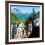 China 10MKm2 Collection - Waterfalls in the Jiuzhaigou National Park-Philippe Hugonnard-Framed Photographic Print