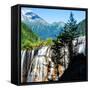 China 10MKm2 Collection - Waterfalls in the Jiuzhaigou National Park-Philippe Hugonnard-Framed Stretched Canvas