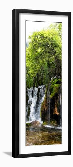 China 10MKm2 Collection - Waterfalls in the Jiuzhaigou National Park-Philippe Hugonnard-Framed Photographic Print