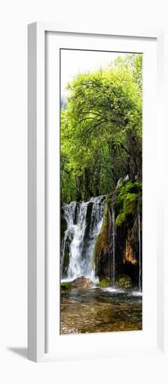 China 10MKm2 Collection - Waterfalls in the Jiuzhaigou National Park-Philippe Hugonnard-Framed Photographic Print