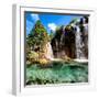 China 10MKm2 Collection - Waterfalls in the Jiuzhaigou National Park-Philippe Hugonnard-Framed Photographic Print