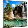 China 10MKm2 Collection - Waterfalls in the Jiuzhaigou National Park-Philippe Hugonnard-Mounted Photographic Print