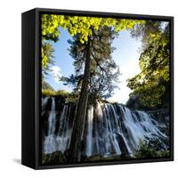 China 10MKm2 Collection - Waterfalls in the Jiuzhaigou National Park-Philippe Hugonnard-Framed Stretched Canvas