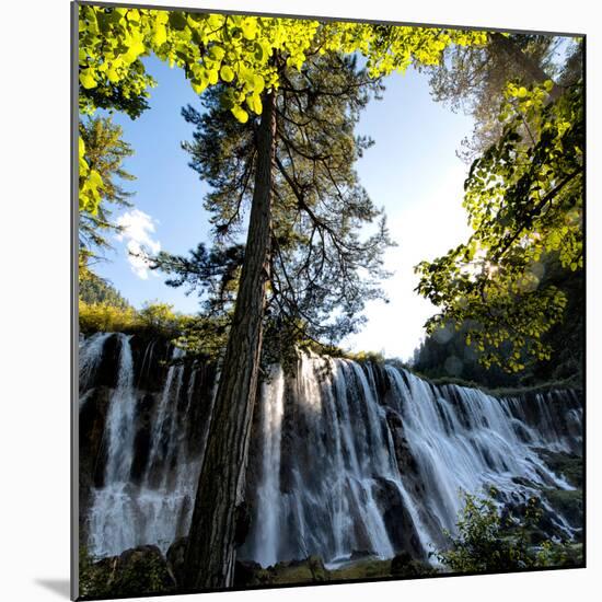 China 10MKm2 Collection - Waterfalls in the Jiuzhaigou National Park-Philippe Hugonnard-Mounted Photographic Print