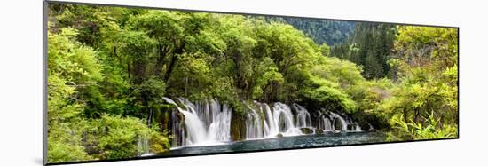 China 10MKm2 Collection - Waterfalls in the Jiuzhaigou National Park-Philippe Hugonnard-Mounted Photographic Print