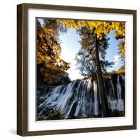 China 10MKm2 Collection - Waterfalls in the Jiuzhaigou National Park-Philippe Hugonnard-Framed Photographic Print