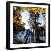 China 10MKm2 Collection - Waterfalls in the Jiuzhaigou National Park-Philippe Hugonnard-Framed Photographic Print