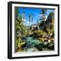 China 10MKm2 Collection - Waterfalls in the Jiuzhaigou National Park-Philippe Hugonnard-Framed Photographic Print