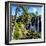 China 10MKm2 Collection - Waterfalls in the Jiuzhaigou National Park-Philippe Hugonnard-Framed Photographic Print