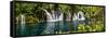 China 10MKm2 Collection - Waterfalls in the Jiuzhaigou National Park-Philippe Hugonnard-Framed Stretched Canvas